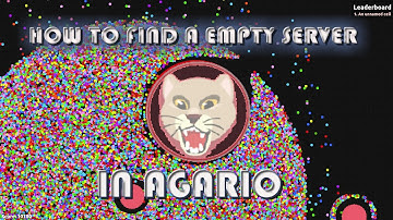 How To Find A Empty Server In Agario [Not Working]