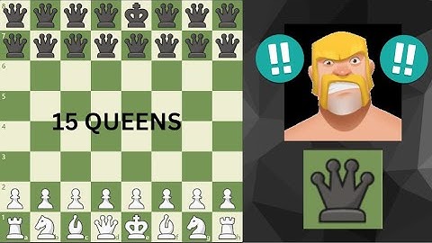 Chess.com Barbarian bot but it has 15 queens