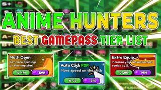 Roblox Ultimate Anime Hunters Gamepass Tier List 2025!