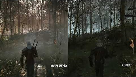 The Witcher 3 2014 demo vs E3ARP - Walking System Comparison
