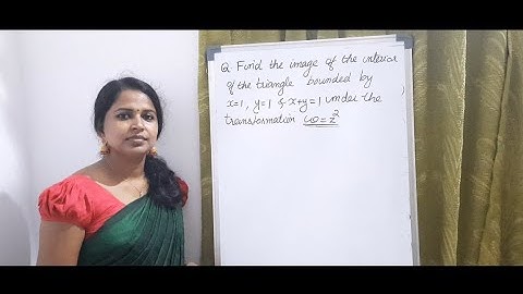 Transformation w=z^2 problem 2 by Jini Varghese