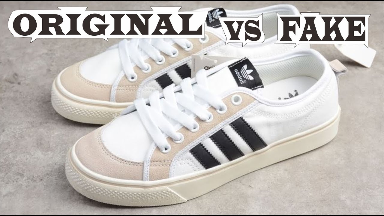 Adidas Nizza LO Classic Original & Fake - YouTube