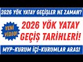📢 YATAY GEÇİŞ TARİHLERİ | YÖK YATAY GEÇİŞ TARİHLERİ (YENİ VİDEO) #2025yks #yök #yataygeçiş