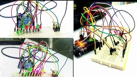 Programming ADC on Arduino Uno  to Control LED Array with Potentiometer |ATmega328p Microcontroller