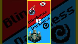 Darkness VS Blindness MINECRAFT #minecraft #minetricks #minecraftgameplay #gaming