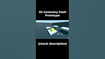 3D GD game I used to work on #geometrydash #gd #games #gamedev #godot