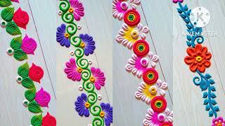 Easy rangoli design for festival /new rangoli design /simple rangoli design 2022/easy rangoli kolam