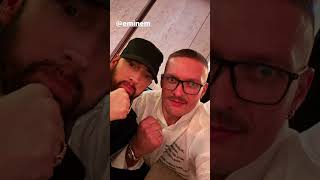 Usyk with Eminem in Saudi Arabia