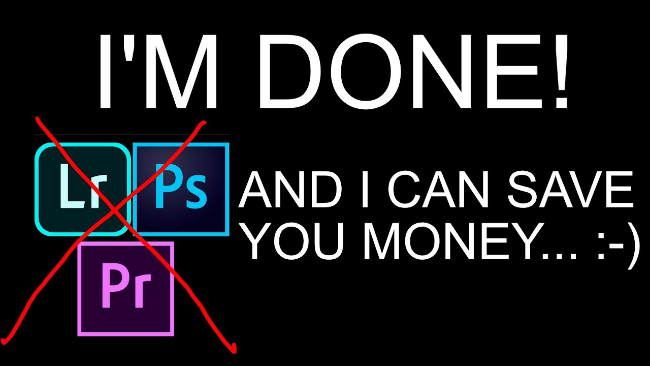 How to SAVE MONEY with Adobe Creative Cloud!  | I AM DONE!