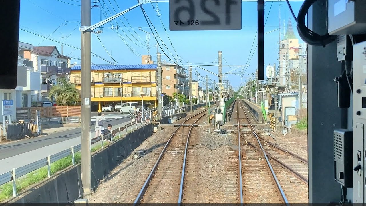 成田線（我孫子支線）前面展望我孫子→木下 ＜Cabview Japanrail Narita Line Abiko→Kioroshi＞