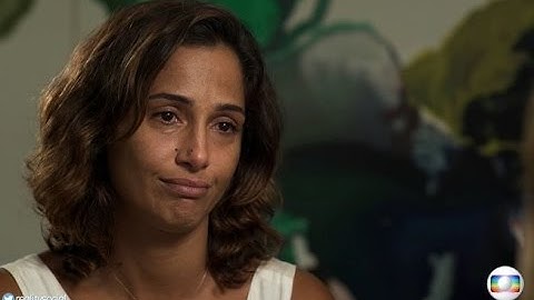 Fantástico Tudo Sobre a Morte de Domingos Montagner Entevista de Camila Pitanga