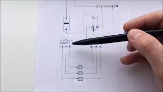 Импульсное реле схема подключения. Управление освещением с нескольких мест без распред коробок.