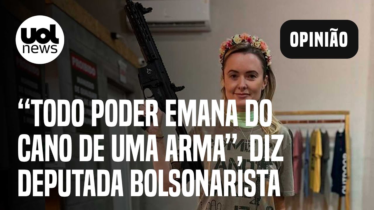 Deputada bolsonarista diz que 'todo poder emana do cano de uma arma' e critica novo decreto Deputada bolsonarista diz que 'todo poder emana do cano de uma arma' e critica novo decreto