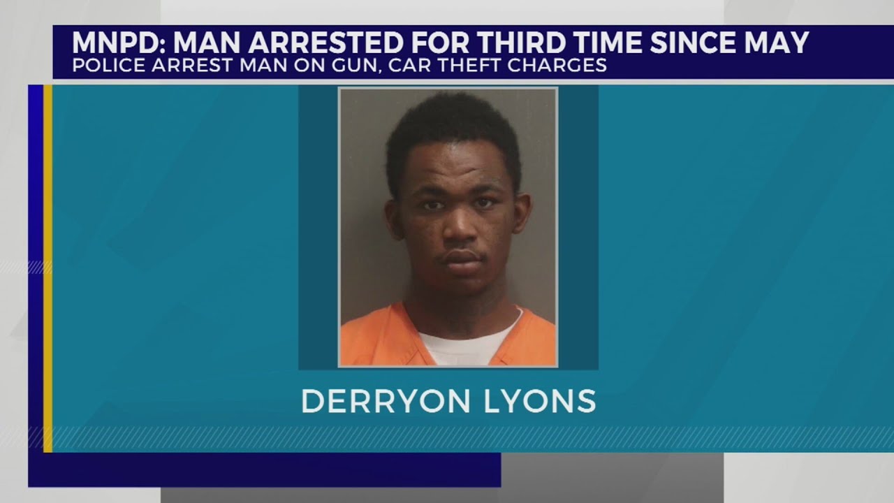 Nashville man arrested for third time since May - YouTube