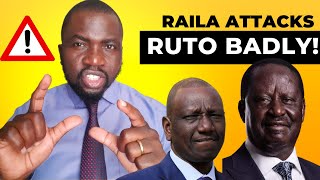 Raila Odinga VICIOUSLY Attacks William Ruto in Explosive Speech in Nairobi Today! 😱🔥