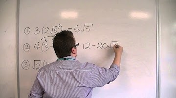 OCR MEI Core 1 1.07 Expanding Single Brackets with Surds