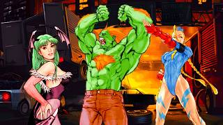 Capcom vs. SNK – Blanka, Morrigan &amp; Cammy Playthrough