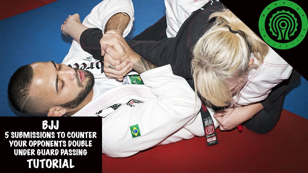 BJJ 5 Unorthodox Submissions to Counter the Double Under Guard Pass