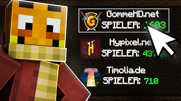 Paluten besucht alte Minecraft Server (GOMMEHD, HYPIXEL, TIMOLIA)