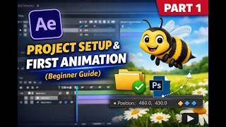 After Effects Project Setup & First Animation (Beginner Guide)