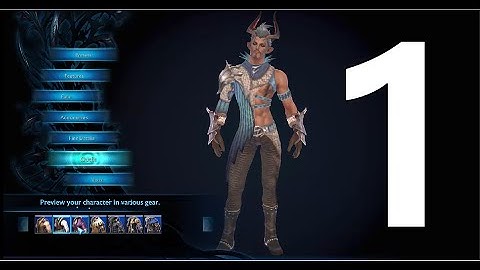 TERA gameplay - part 1 - Making our Character!