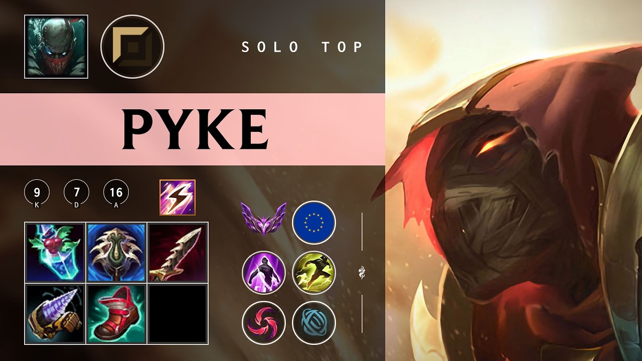 Pyke Top vs Gwen - EUW Master Patch 26.04