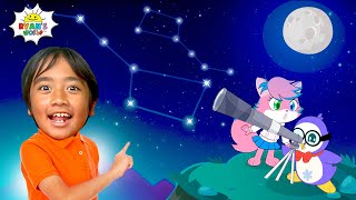 learn about the star constellation for kids with ryans world