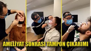 BURUN ESTETİK AMELİYATLARI SONRASI TAMPON ÇIKARIMLARI (DR. BURAK BAYRAKTAR)