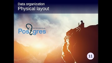 PostgreSQL DBA 1, Topic 6, Data Organization - Physical Layout