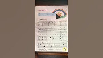 The rainbow from Alfred’s basic piano library’- book 1B