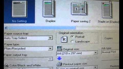 Print via a RPCS driver on a Ricoh multifunctional copier -- demo by Allied Office Machines