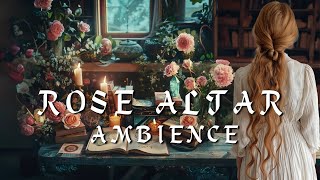 Rose Garden Ambience 🌹- Witchcraft Meditation with Nature Sounds & Magic🍃- Green Witch Ambience 🌿