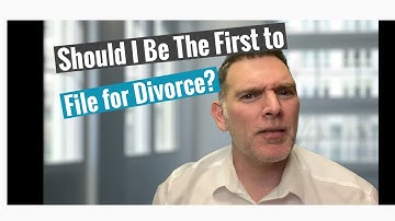 Should I Be The First One to File for Divorce?