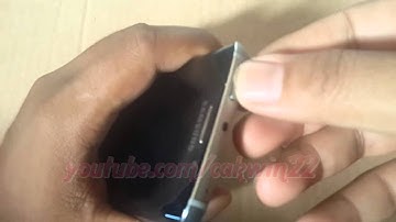 How to remove or insert nano sim card size in Samsung Galaxy S6