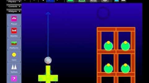 Sploder Physics - Make a Game Like Angry Birds!