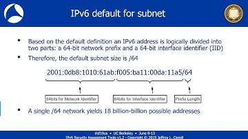 SF19US - 20 IPv6 security assessment tools (Jeff Carrell)