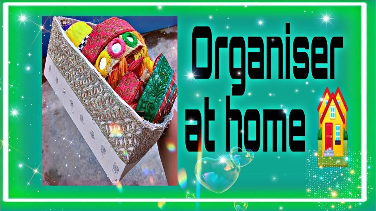 How to make organiser from cardboard box 🎁 YouTube
