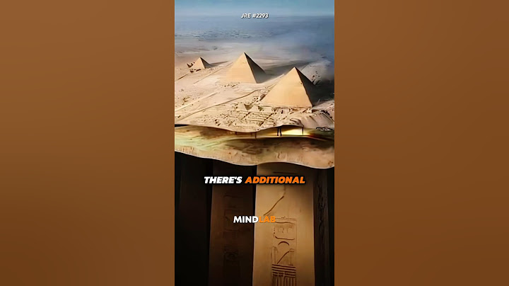 Insane Recent Discovery Under Giza Pyramids