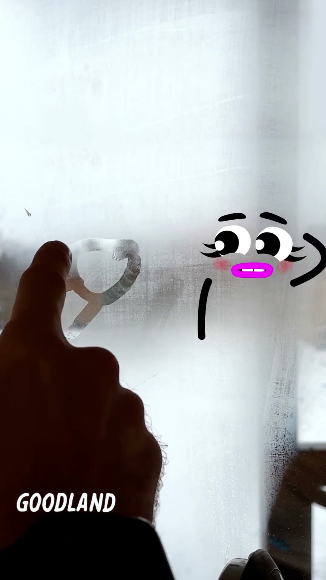 Goodland | Drawing on glass ? #doodles #animation #cartoon #GOODLAND
