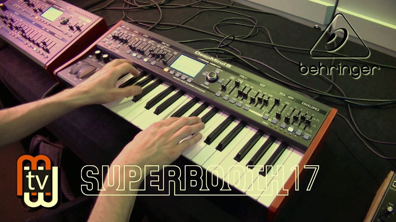 Behringer DeepMind 6 - аналоговый синтезатор (Superbooth 2017)