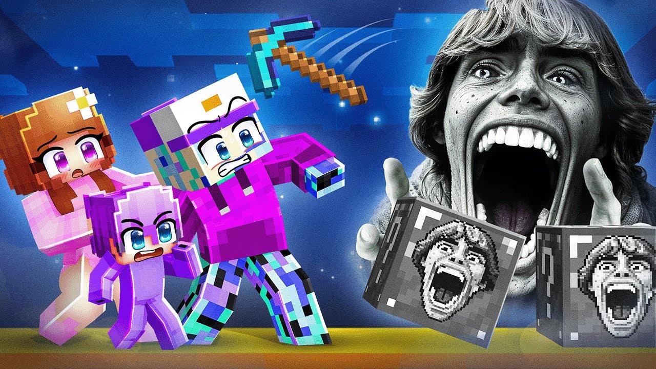 Играем в гонку 67 KID LUCKY BLOCK в Minecraft!