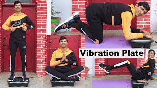 Best Vibration Plate Machine | Demo &amp; Review | Vibration Machine Workout | Vibration Plate Exercises