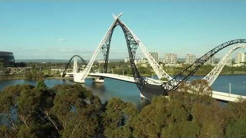 Glimpses of Perth. Episode #2. Optus Stadium and Matagarup Bridge - all in 4K and Ultra HD