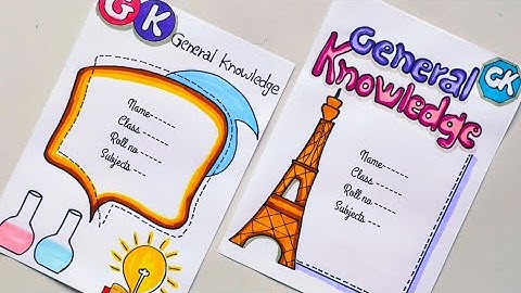 General Knowledge | general knowledge project front page design | general knowledge project