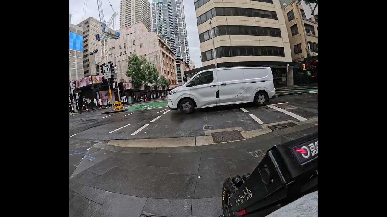 Go Pro View leaving Hyde Park