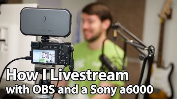 How I livestream with OBS and external cameras