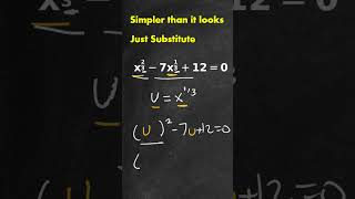 Rational Exponents - Substitution Makes this Easier!