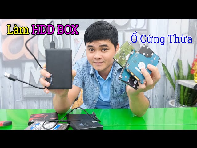Làm HDD Box Từ Ổ Cứng | Hướng Dẫn Luôn Cách Tạo Ổ Cứng Di Động HDD Box Lưu Dữ Liệu Nhé class=