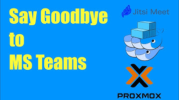 We install Jitsi Meeting server as a Docker container in LXC in Proxmox and say goodbye to Teams