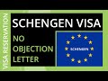 Schengen Visa - How to Write a No Objection Letter(NOC) for Visa Application